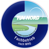 Logo TÜV NORD Fachbetrieb nach WHG TAT Tankreinigung Hamburg